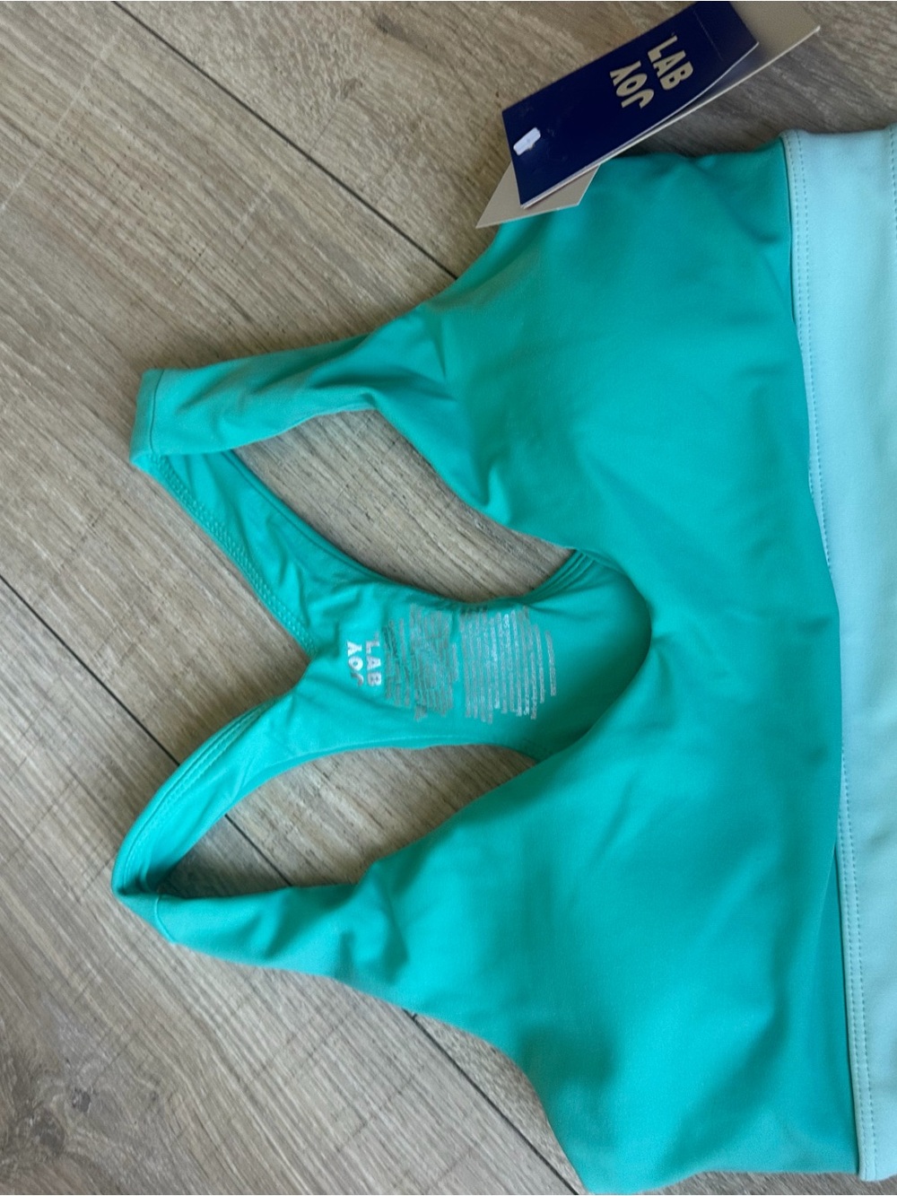 JoyLab Longline Sports Bra in Turquoise Teal
